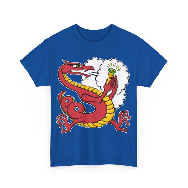 T-shirt bleu royal Dragon Shillum