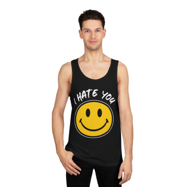 I Hate You' Smiley | Tank Top Marcel – Image 2