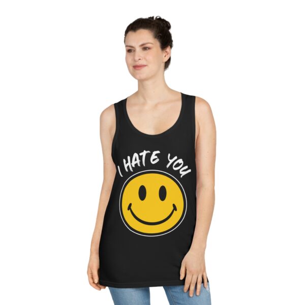 I Hate You' Smiley | Tank Top Marcel – Image 3